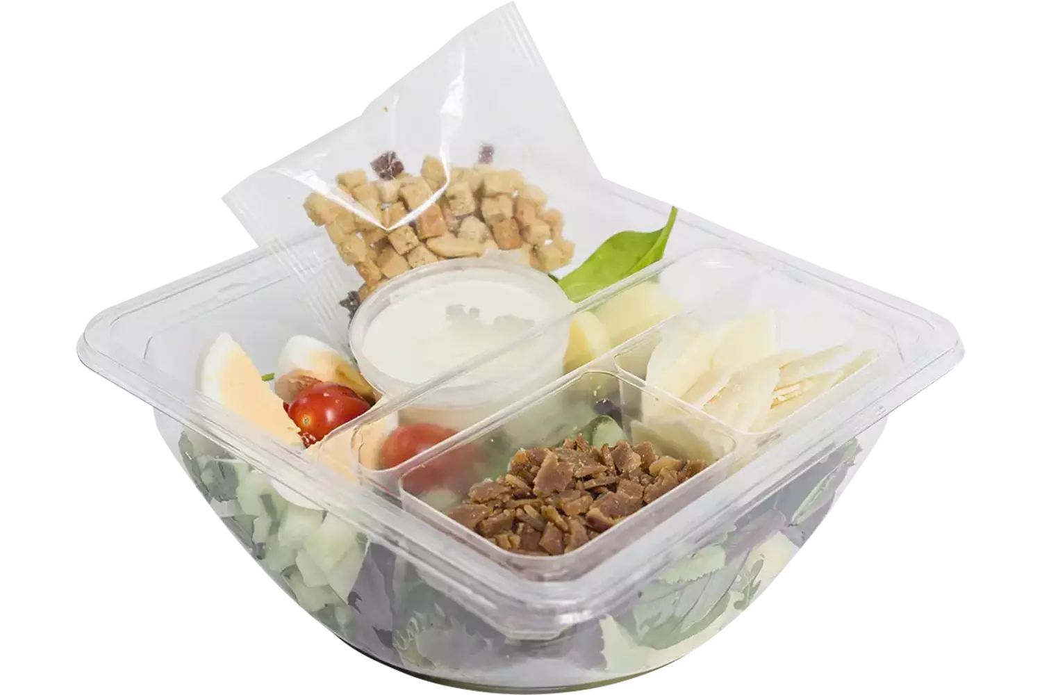 Indoor maaltijdsalade Caesar bak 400gr stuk 1